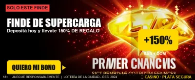 Promoción Finde Supercarga Benson Casino